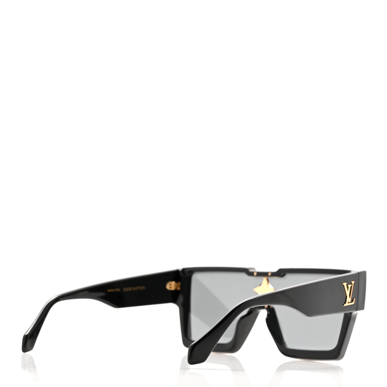 Louis Vuitton Acetate Swarovski Crystal Cyclone Sunglasses Z1578W Black 4 of 8