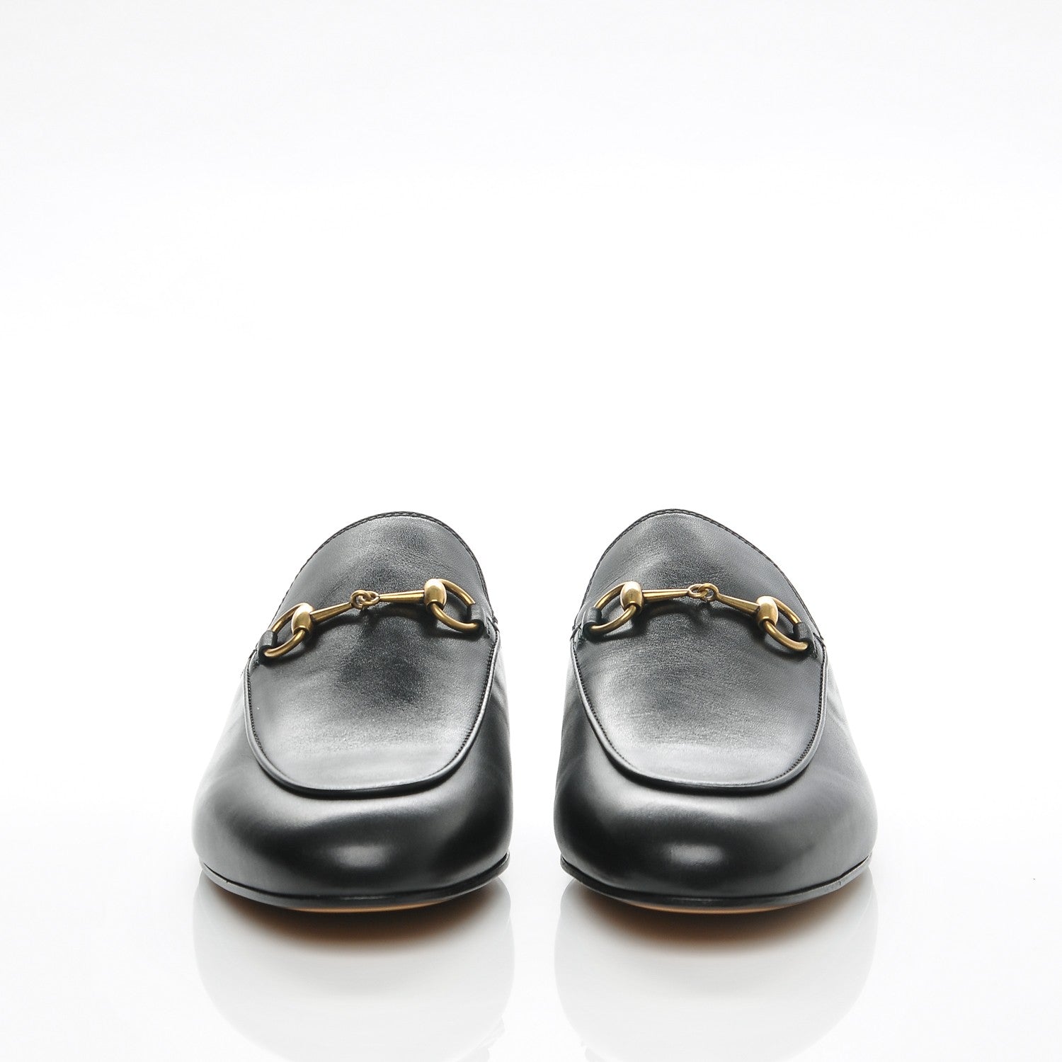 Gucci Calfskin Womens Princetown Slippers 39.5 Black 4 of 6