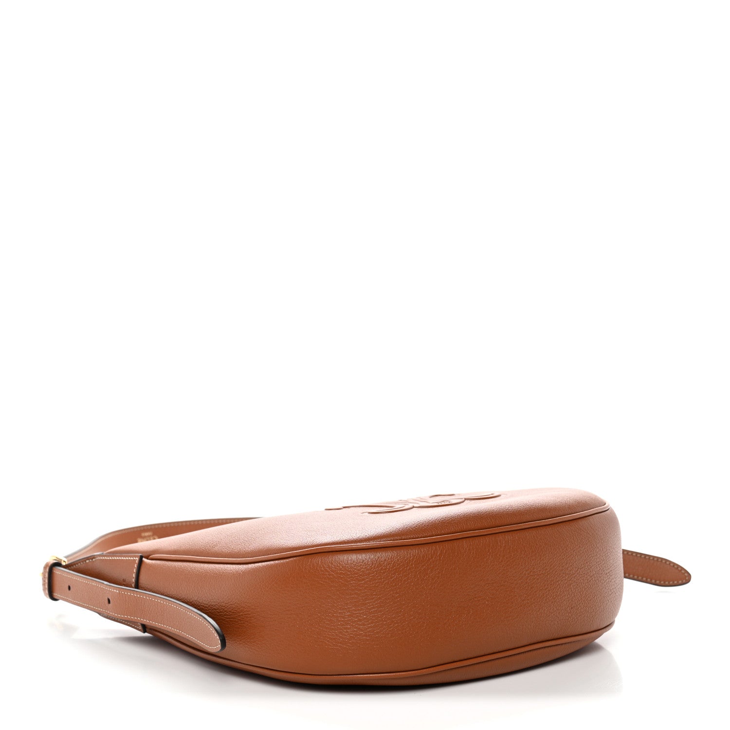 Celine Supple Calfskin Small Triomphe Heloise Shoulder Bag Tan 4 of 10