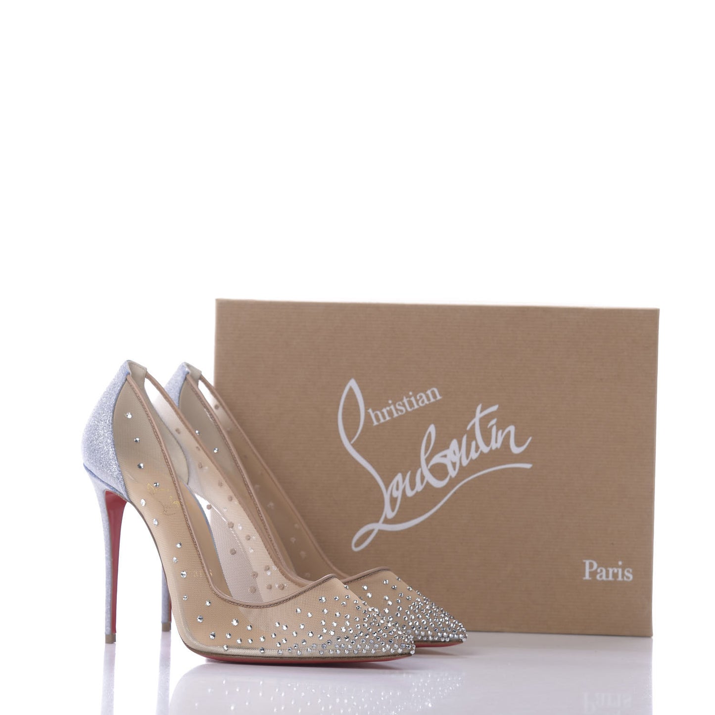 Crystal Strass Follies 100 Pumps 39.5 Crystal
