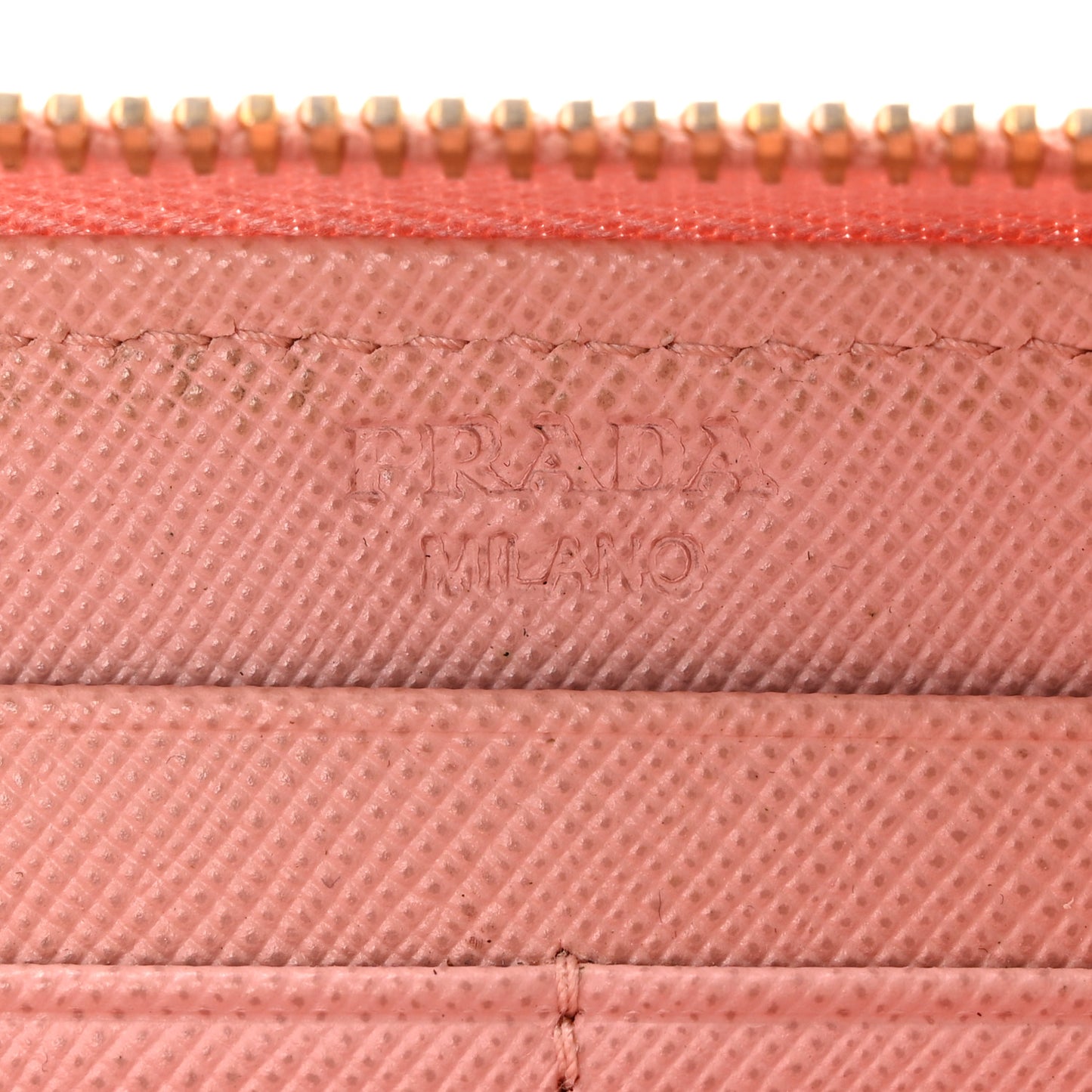 Saffiano Fiocco Bow Zip Around Wallet Orchidea