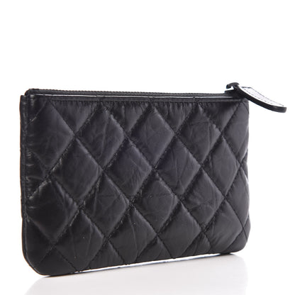 Chanel Aged Calfskin Quilted Small Reissue Cosmetic Case So Black 3 of 8
