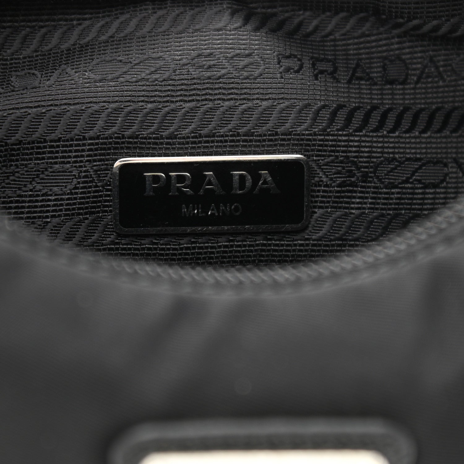 Prada Tessuto Nylon Mini Re-Edition 2000 Bag Black 6 of 10