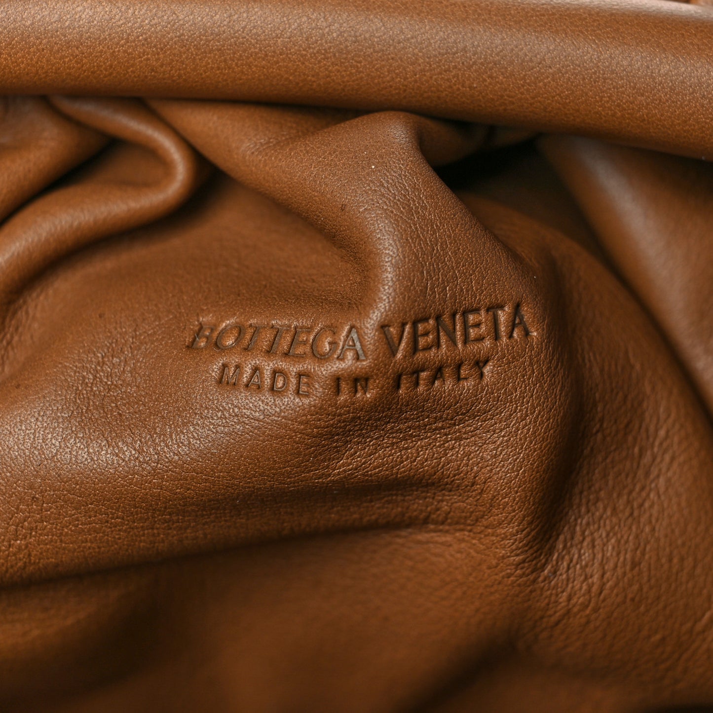 Butter Calfskin The Mini Pouch Cammello