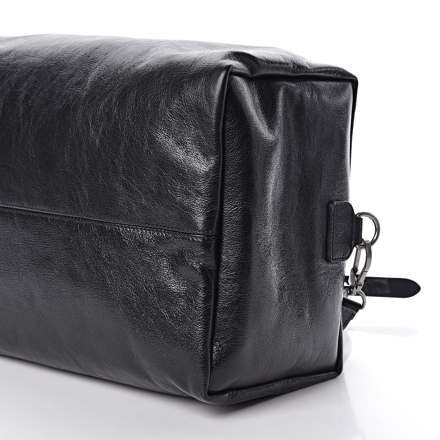 Fluffy Calfskin Morpheus Convertible Backpack Black