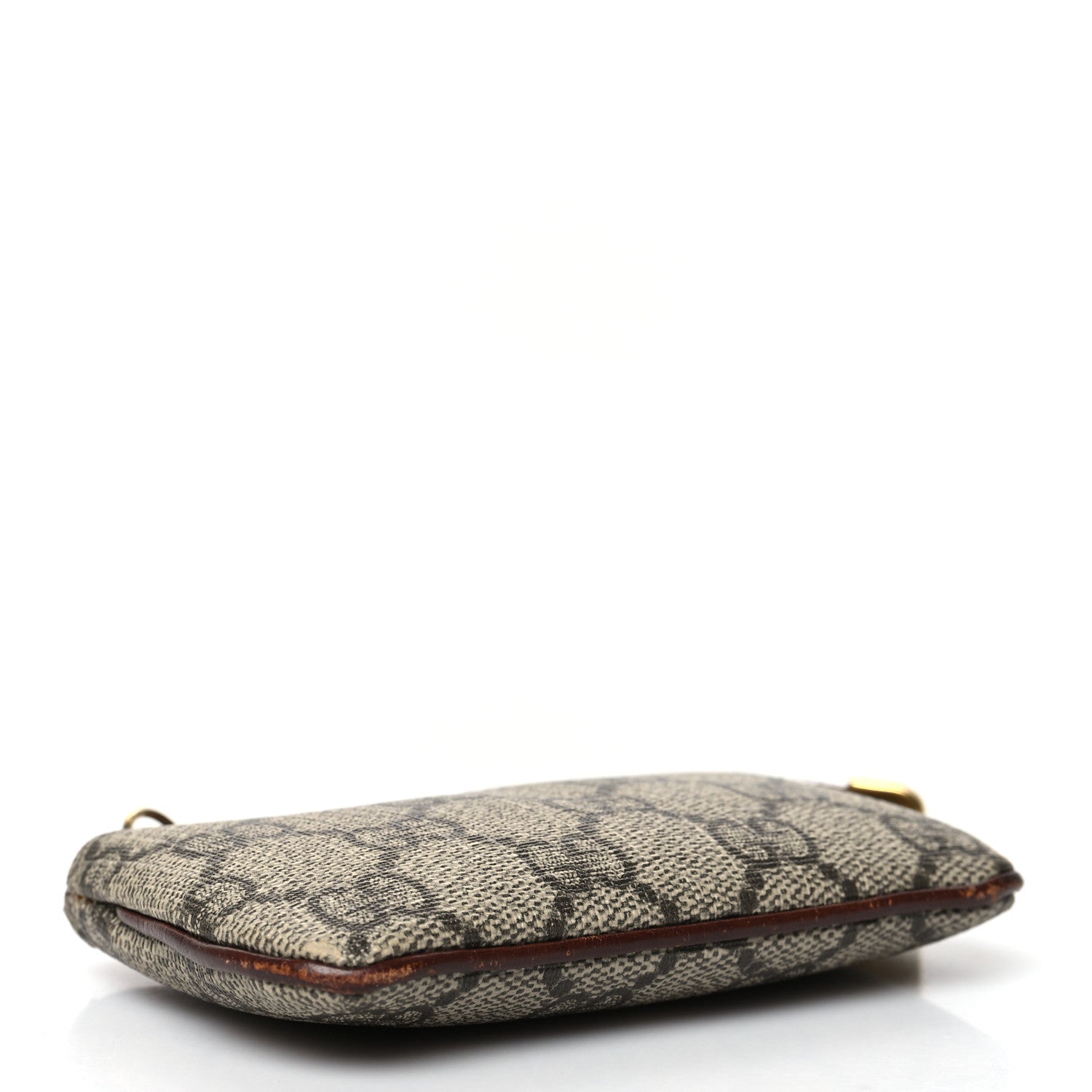 Gucci GG Supreme Monogram Key Case Beige Ebony Cuir 4 of 10