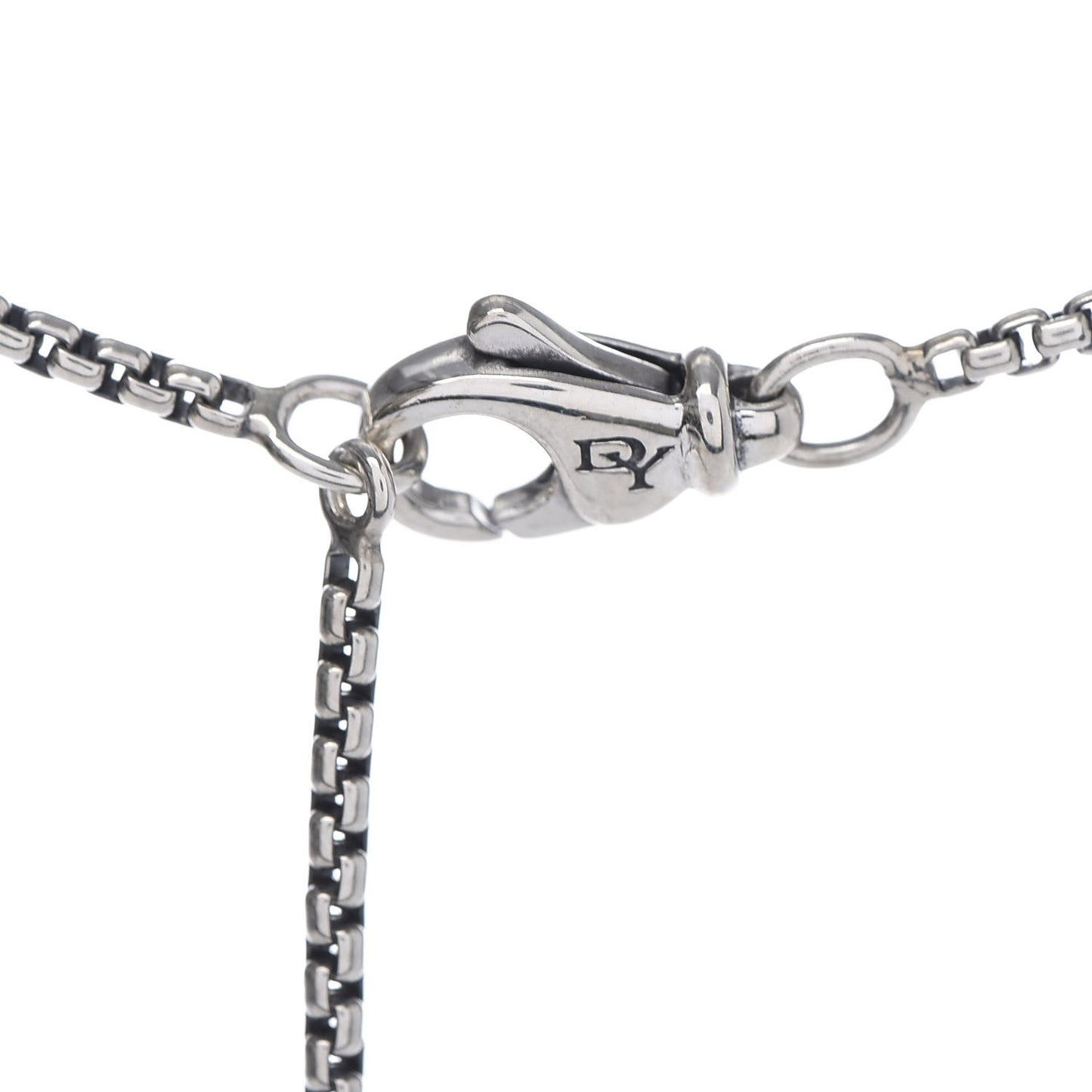 Sterling Silver Diamond Prasiolite 7mm Petite Albion Pendant Necklace