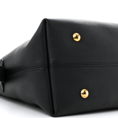 Louis Vuitton Grained Calfskin Low Key Hobo MM Black 9 of 12