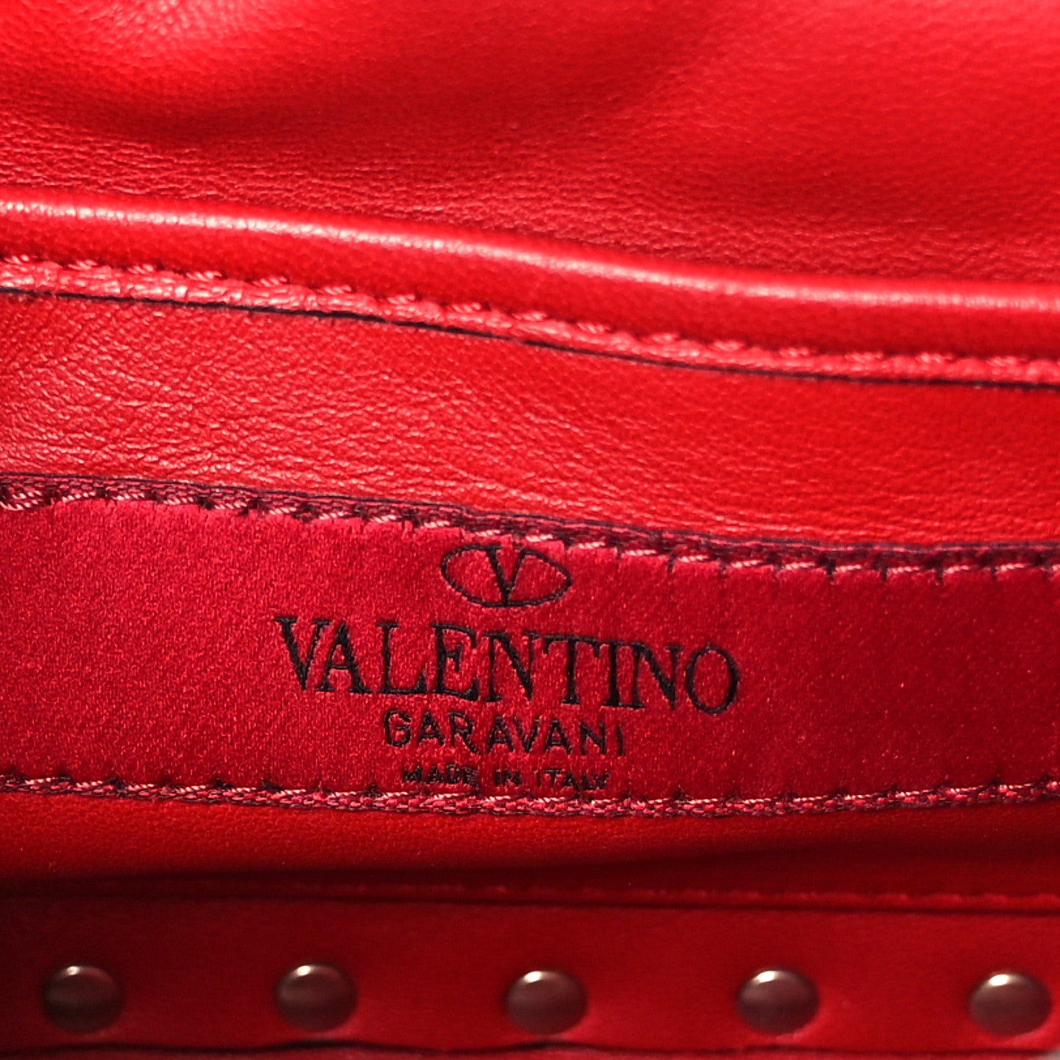 Valentino Garavani Nappa Small Rockstud Spike Shoulder Bag Rosso Valentino 4 of 7