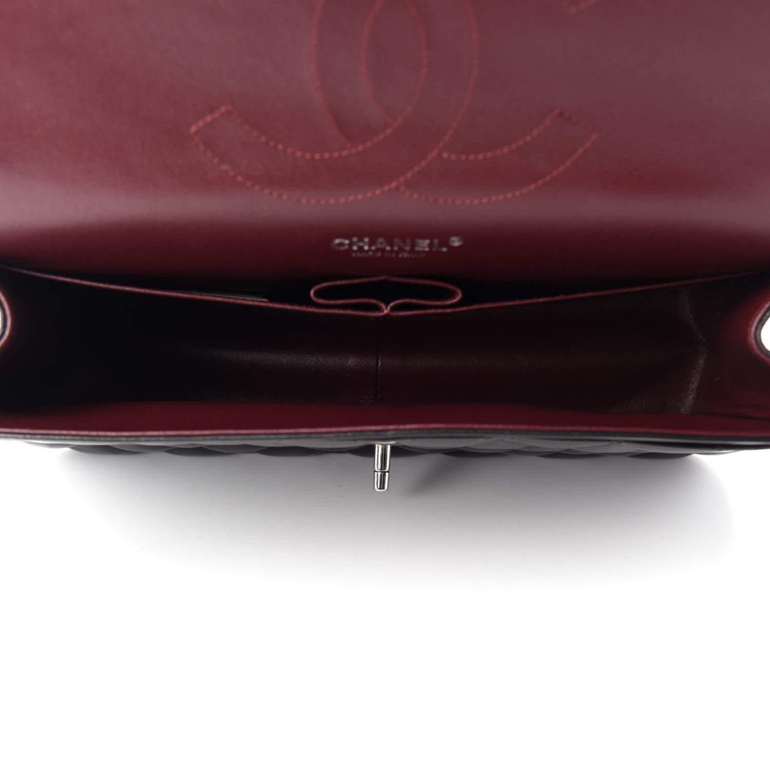 Chanel Lambskin Quilted Jumbo Double Flap Black 5 of 12