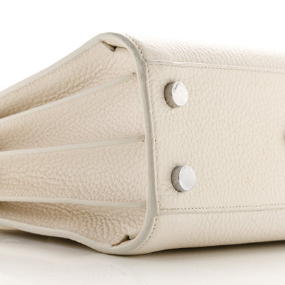 Saint Laurent Grained Calfskin Nano Sac De Jour Dove White 9 of 10