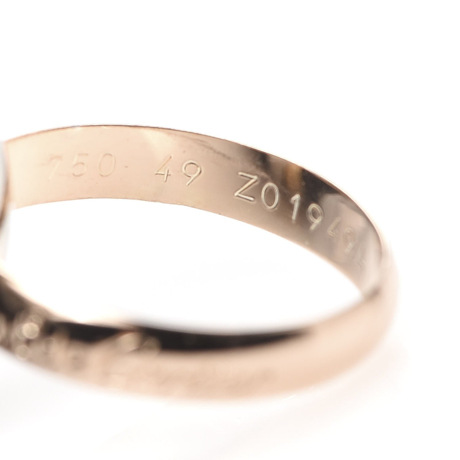 Cartier 18K Pink Yellow White Gold Classic Les Must De Trinity Ring 49 4.75 4 of 5