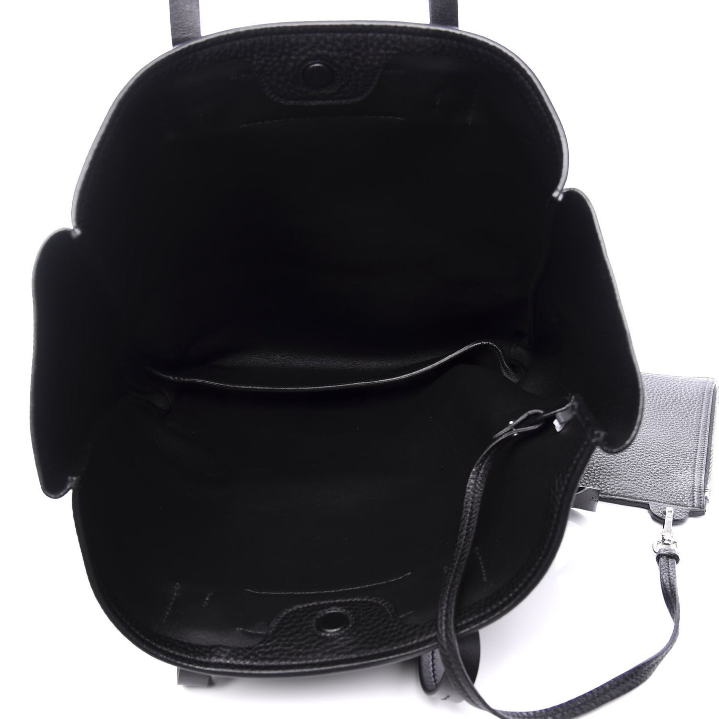 Vitello Daino Tote Black