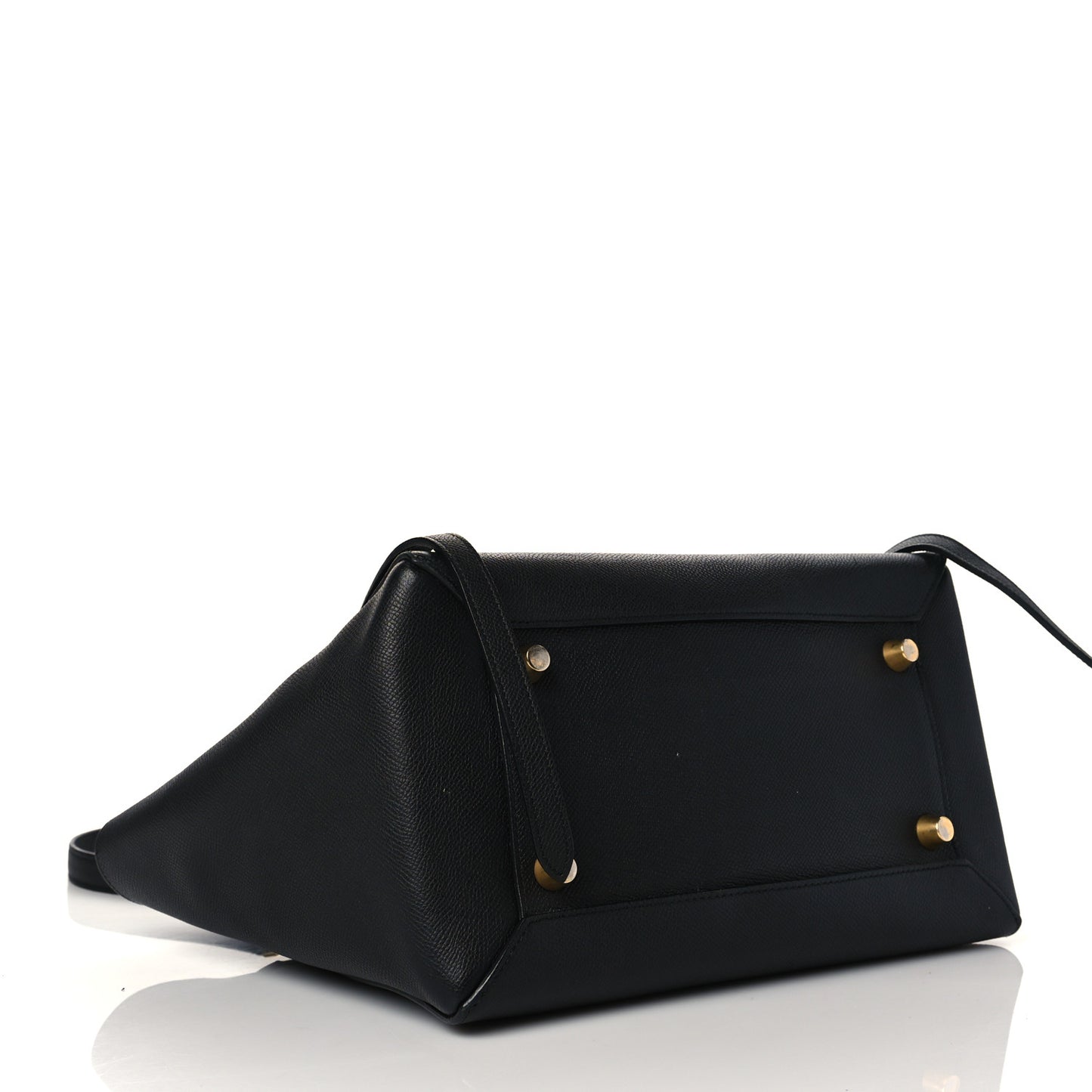 Grained Calfskin Mini Belt Bag Black