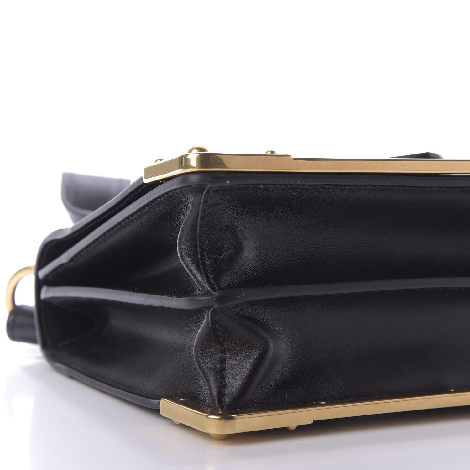 Prada City Calf Saffiano Cahier Bag Black 6 of 9