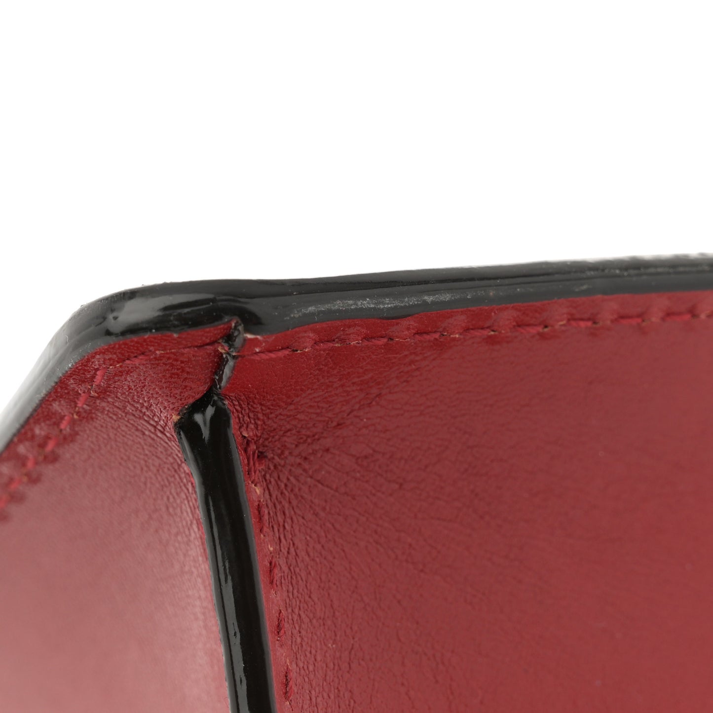 Calfskin Mini Madeline Top Handle Satchel Red