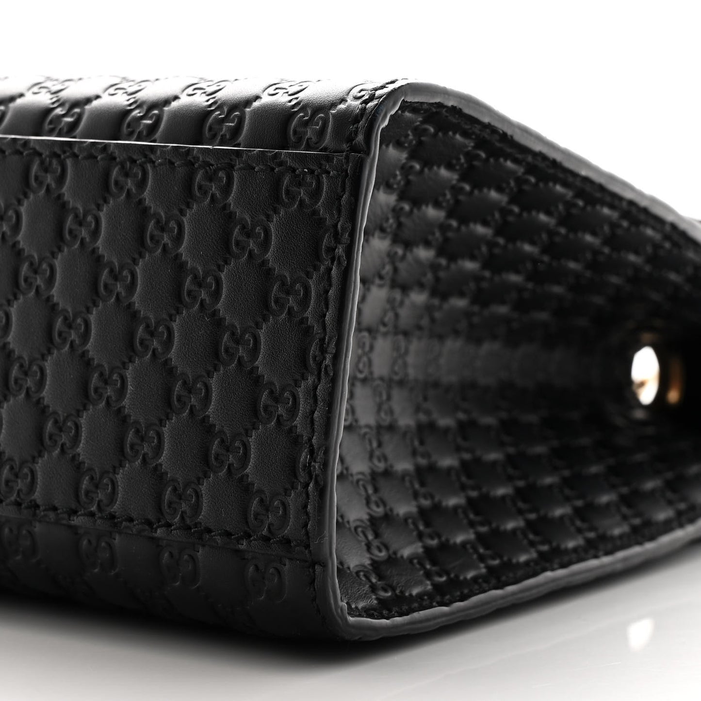Microguccissima Medium Emily Chain Shoulder Bag Black