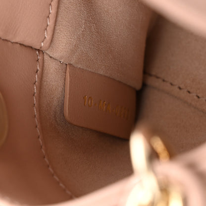 Christian Dior Lambskin Cannage Micro DiorAmour Lady Dior Pink 7 of 10