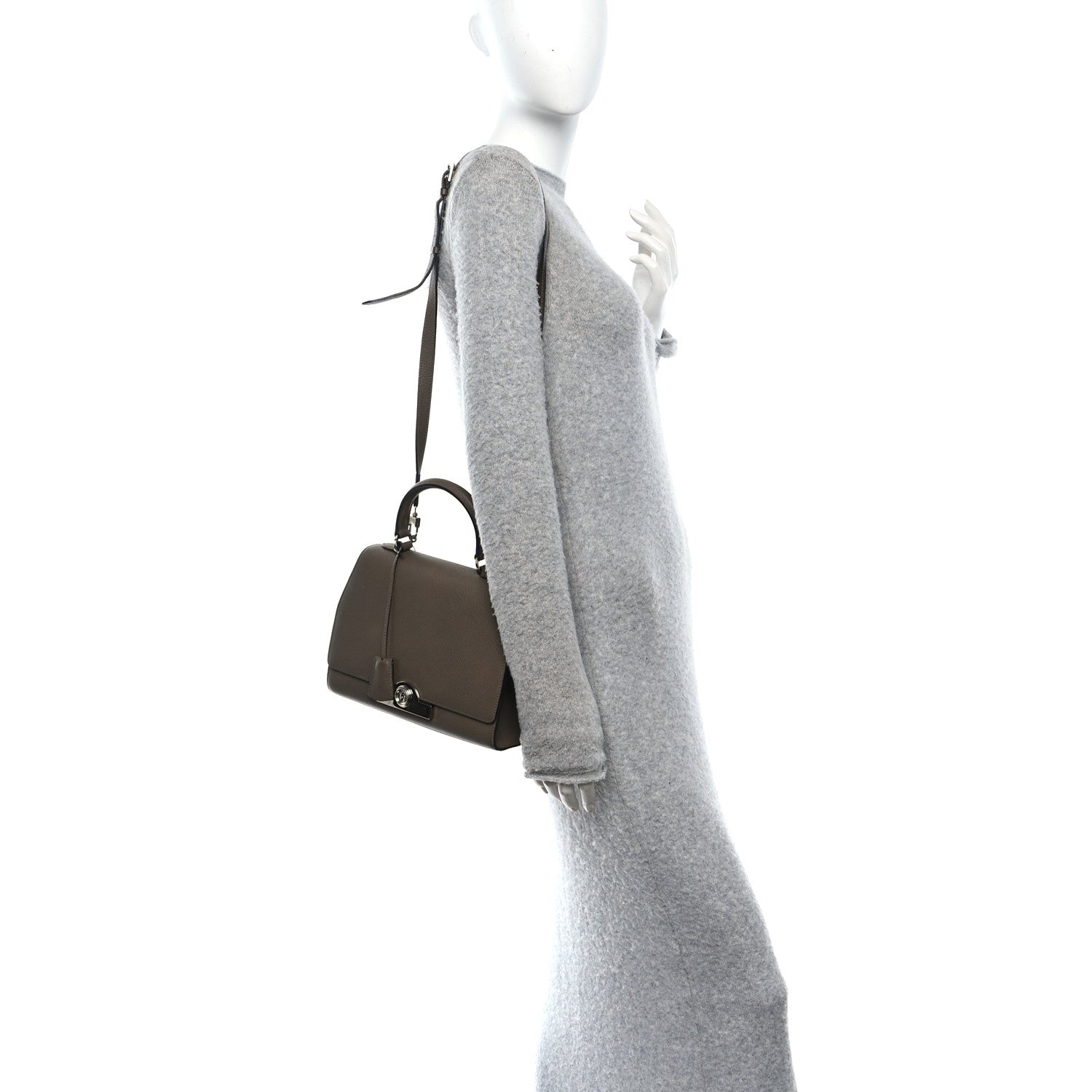 Moynat Taurillon Blush Rejane PM Taupe 2 of 9