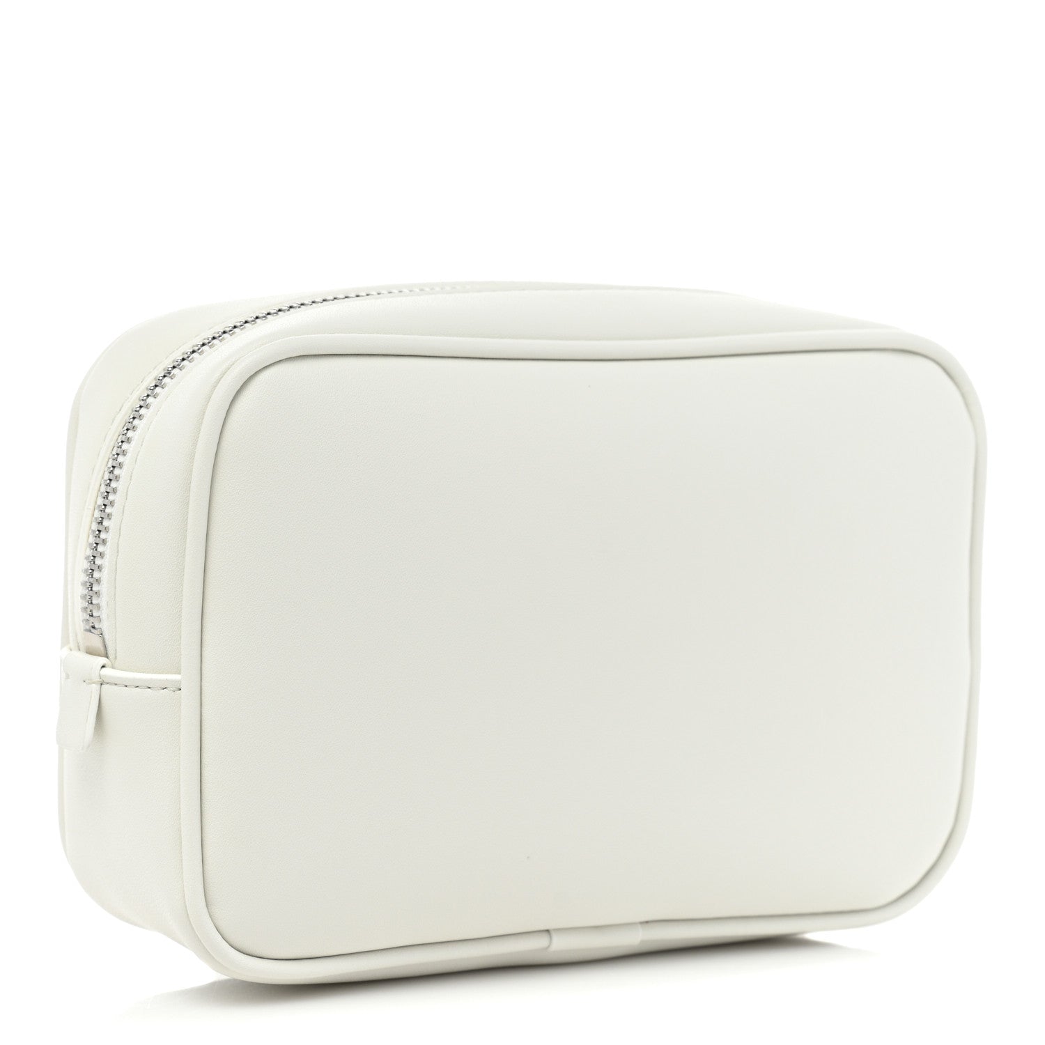 Tom Ford Grained Calfskin Soleil Cosmetic Pouch White 3 of 7
