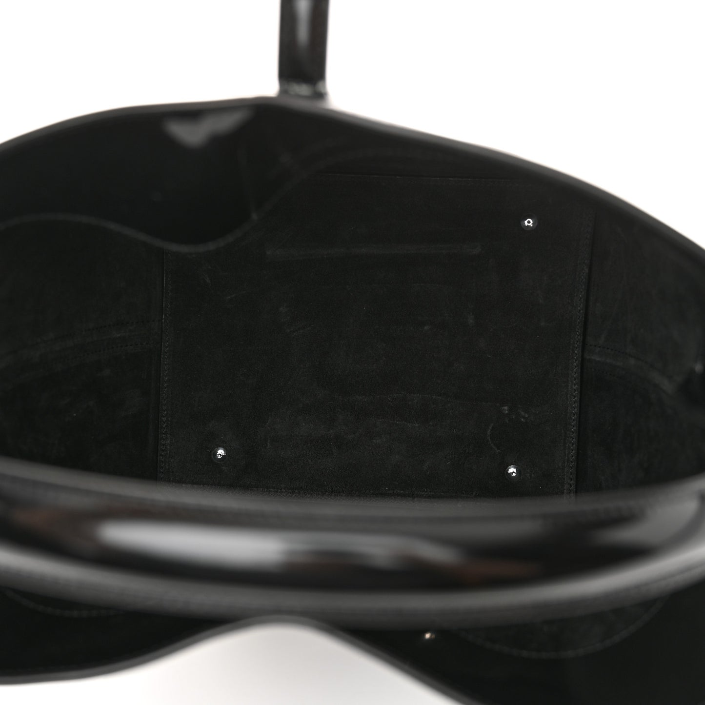 Patent Calfskin Le 37 Bucket Bag Black