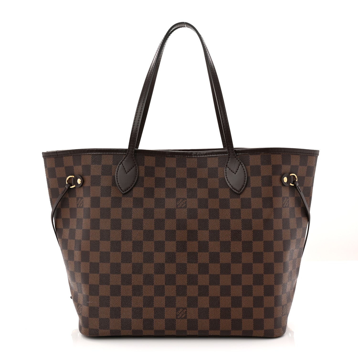 Louis Vuitton Damier Ebene Neo Neverfull MM Rose Ballerine 1 of 14