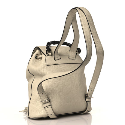 Gucci Cellarius Calfskin Small Bamboo Backpack Mystic White 3 of 10