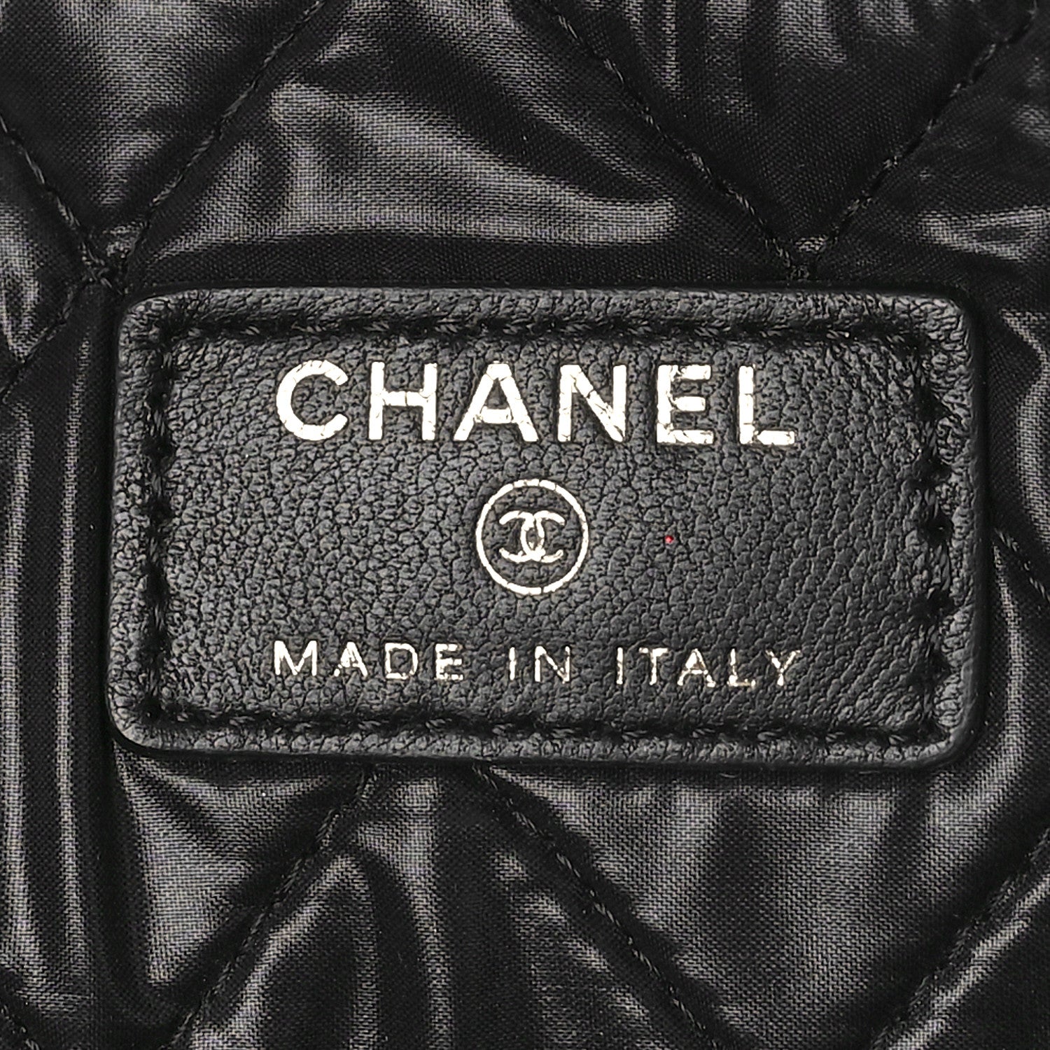 Chanel Lambskin Quilted Large Casino Beauty CC Cosmetic Case Black 6 of 9