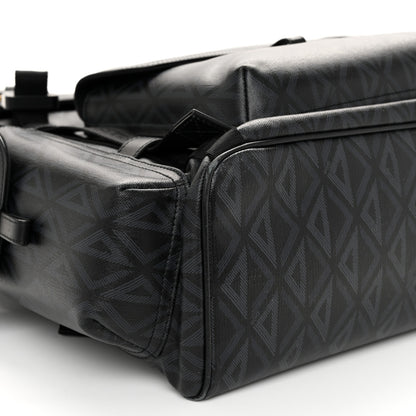 Christian Dior Canvas CD Diamond Hit The Road Backpack Black 8 of 9
