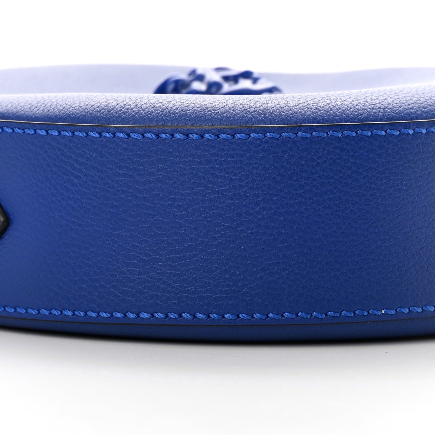 Versace Calfskin La Medusa Round Camera Bag Blue 8 of 9