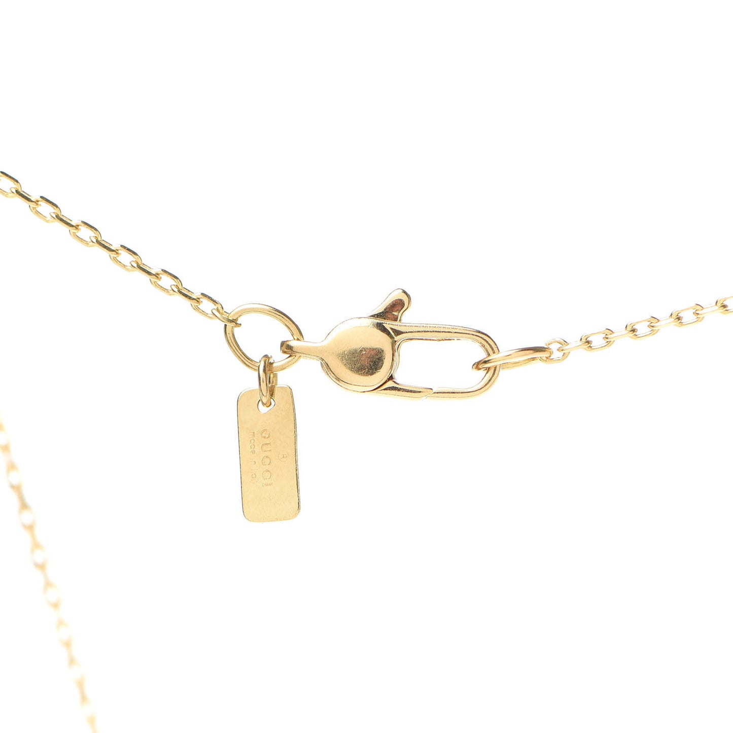 18K Yellow Gold Icon Heart Twirl Pendant Necklace