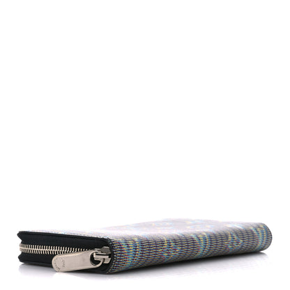 Louis Vuitton Calfskin Monogram LV Pop Zippy Wallet Blue 4 of 10