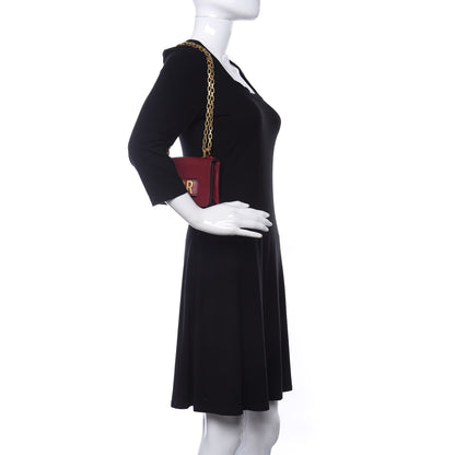 Christian Dior Calfskin Mini J'Adior Chain Flap Bag Red 2 of 8