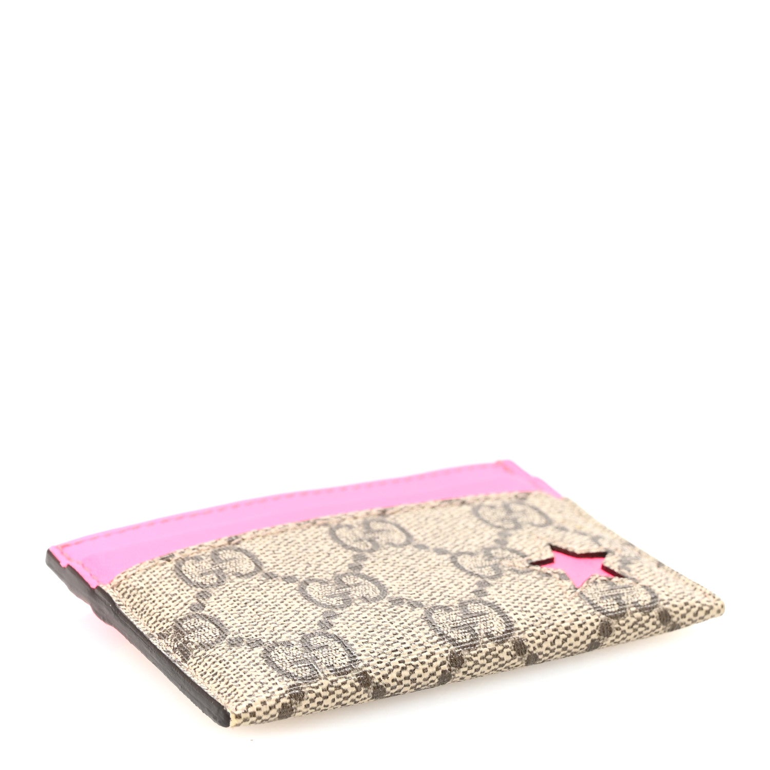 Gucci GG Supreme Stars Card Holder Pink 4 of 7