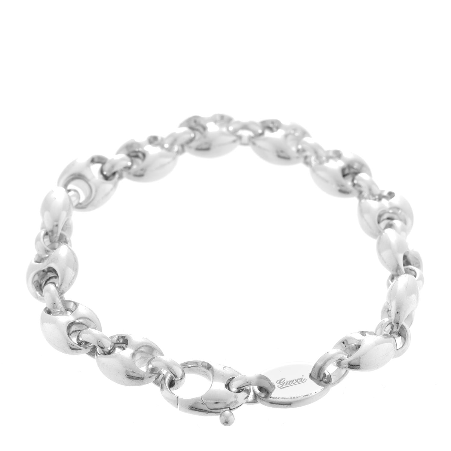 Gucci Sterling Silver Mariner Link Bracelet 1 of 5