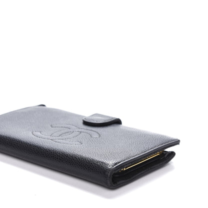Chanel Caviar Timeless CC French Wallet Black 7 of 13