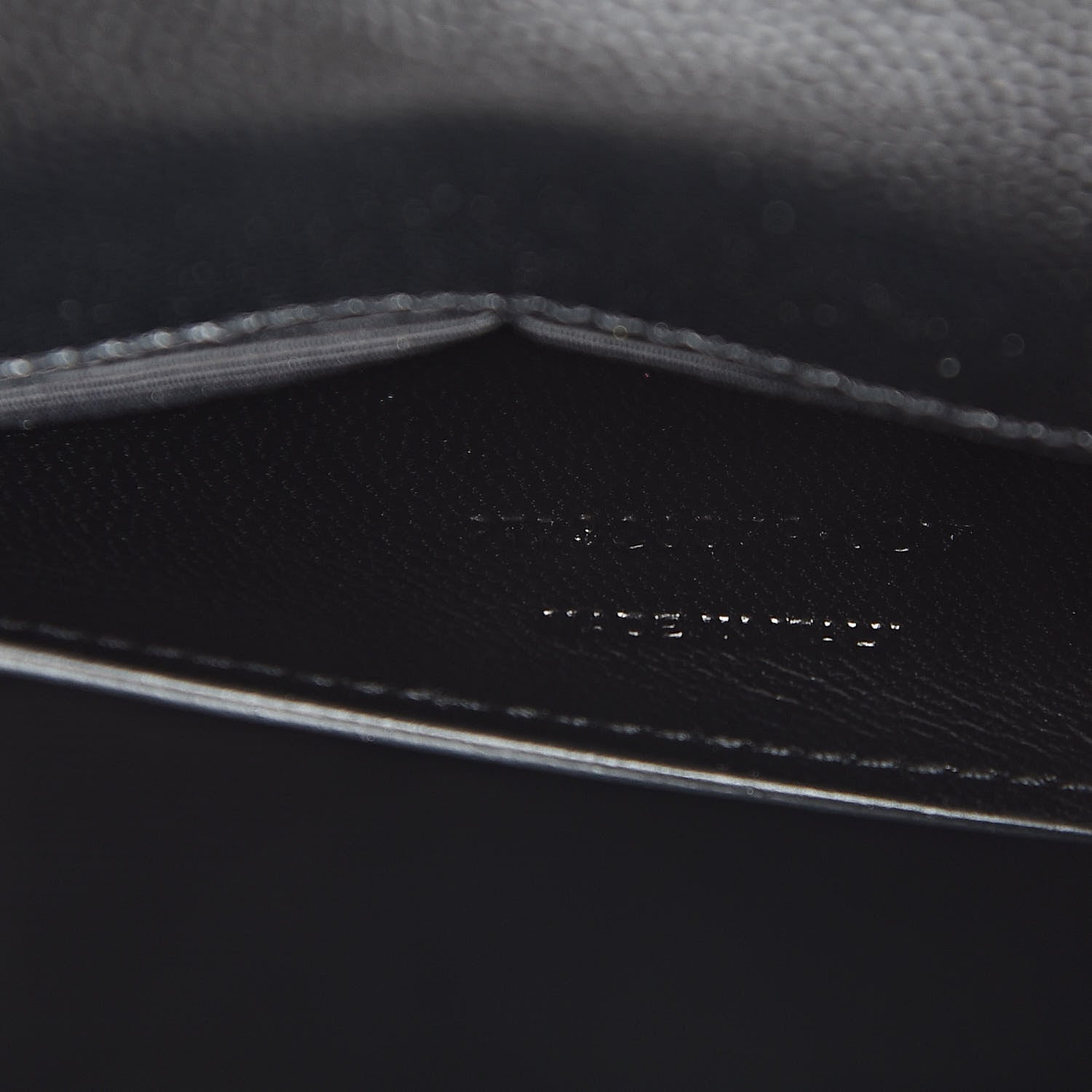Saint Laurent Grain De Poudre Monogram Cassandre Clutch Black 8 of 8