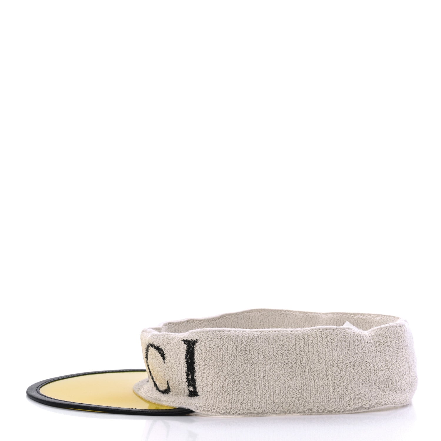 Gucci Vinyl Logo Visor M Yellow 3 of 8
