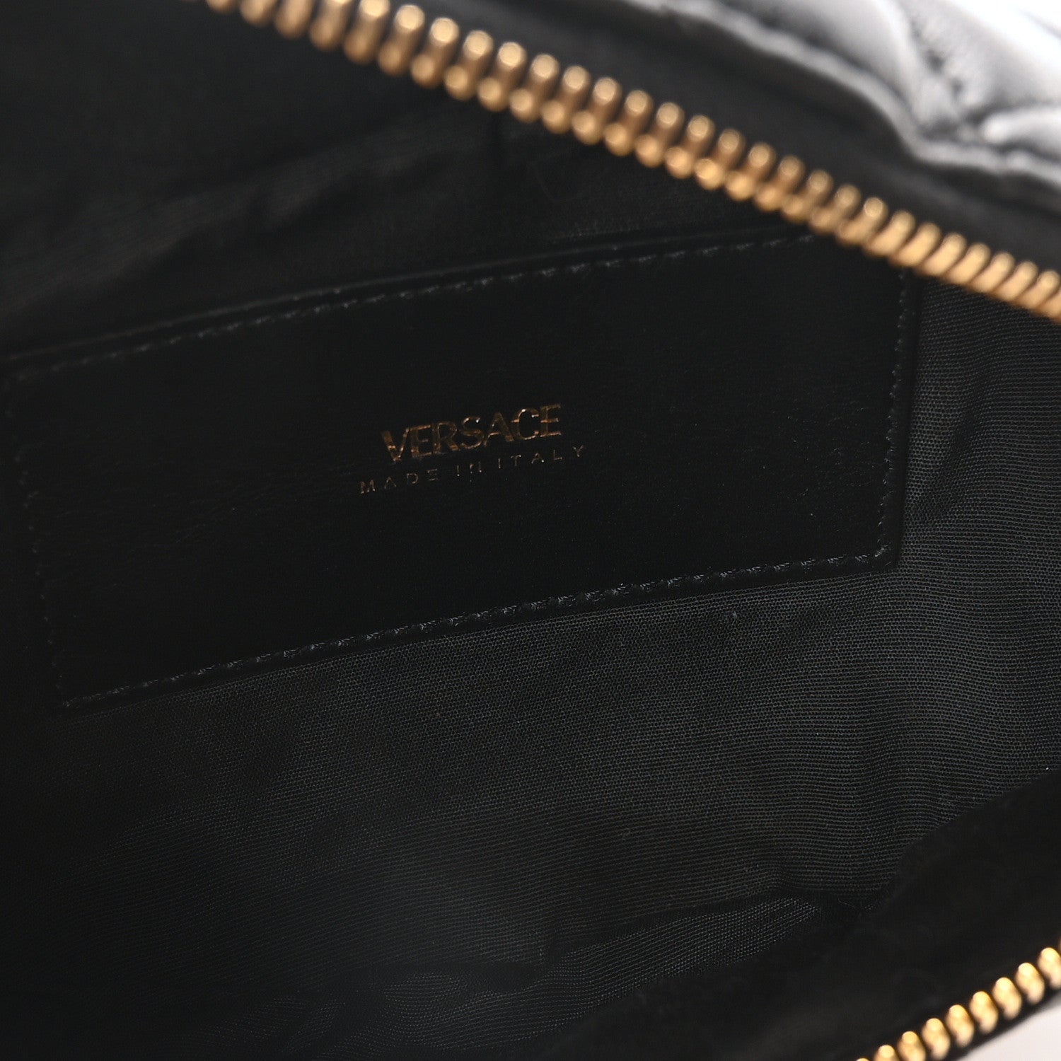 Versace Nappa Quilted Medusa Belt Bag Black 5 of 10