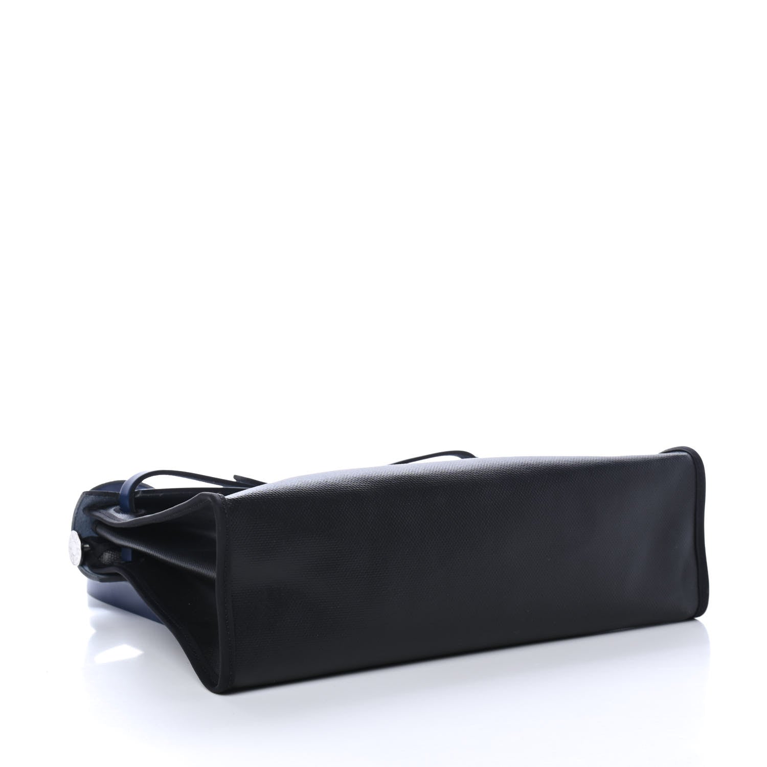 Hermes Toile H Berline Vache Hunter Herbag Zip PM 31 Bleu Encre Black 4 of 5