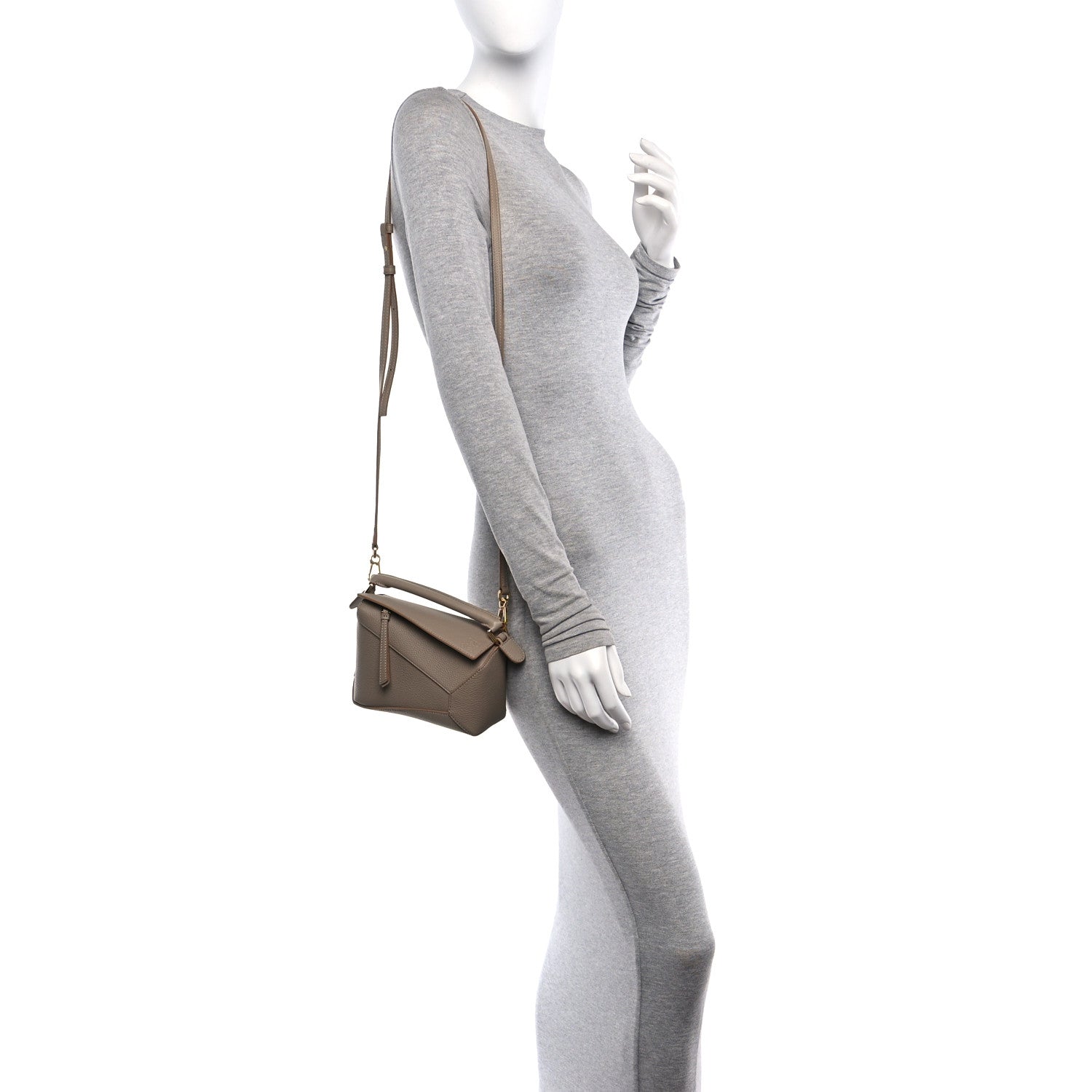 Loewe Calfskin Mini Puzzle Edge Bag Sand 2 of 11