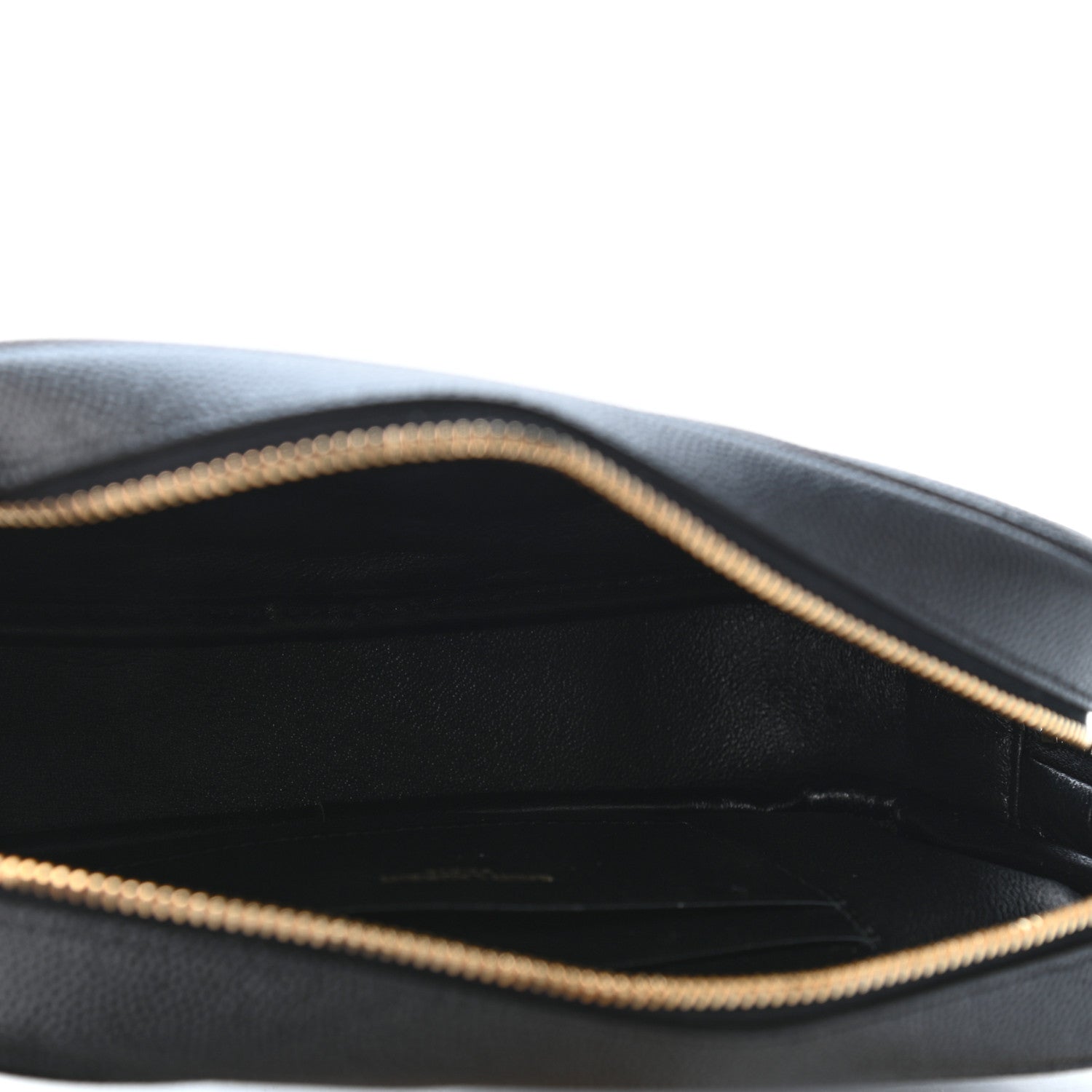 Saint Laurent Grain De Poudre Matelasse Monogram Mini Lou Camera Bag Black 4 of 4