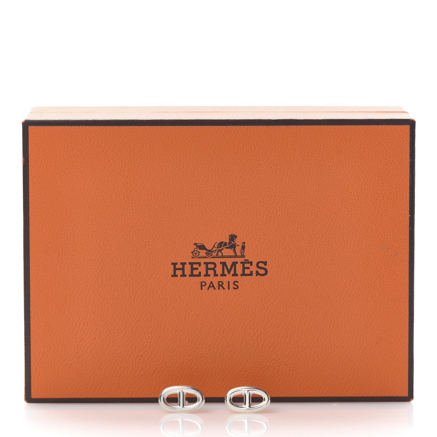 Hermes Sterling Silver TPM Farandole Earrings 5 of 5