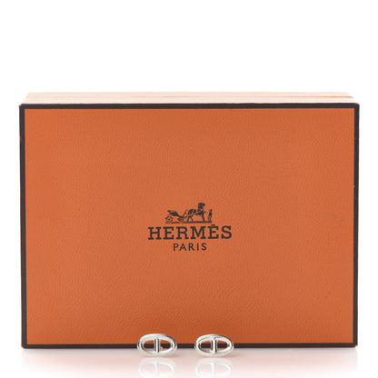 Hermes Sterling Silver TPM Farandole Earrings 5 of 5