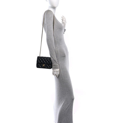 Chanel Lambskin Quilted Mini Pearl Crush Flap Black 2 of 11