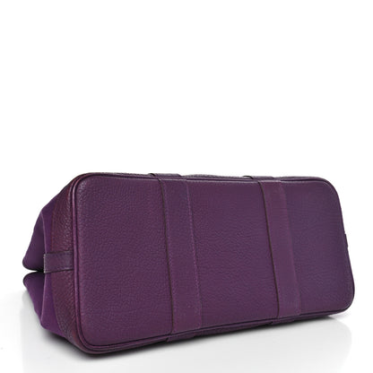 Hermes Toile Militaire Negonda Garden Party 30 TPM Cassis 4 of 10