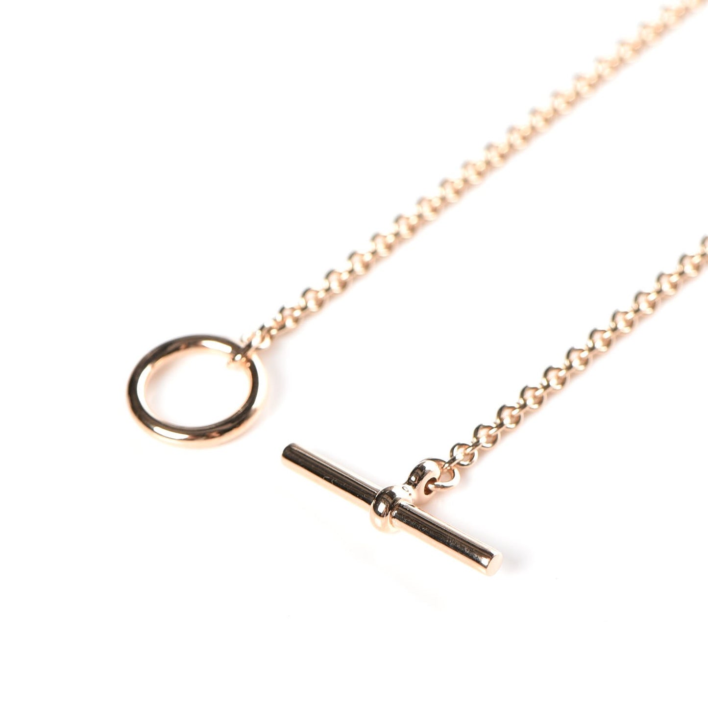18K Rose Gold Mini Chaine d'Ancre Punk Bracelet SH