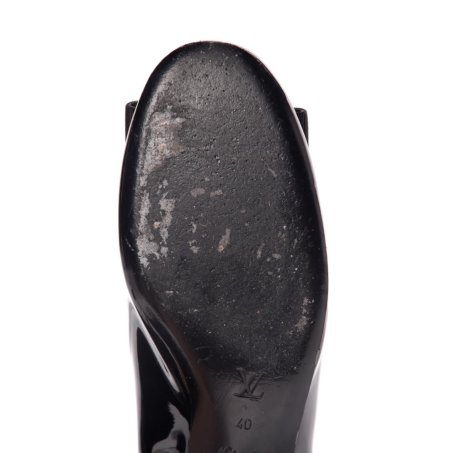 Louis Vuitton Patent Grosgrain Bow Ballet Flats 40 Black 10 of 16