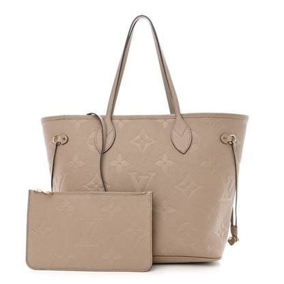 Louis Vuitton Empreinte Monogram Giant Neverfull MM Tourterelle 1 of 11