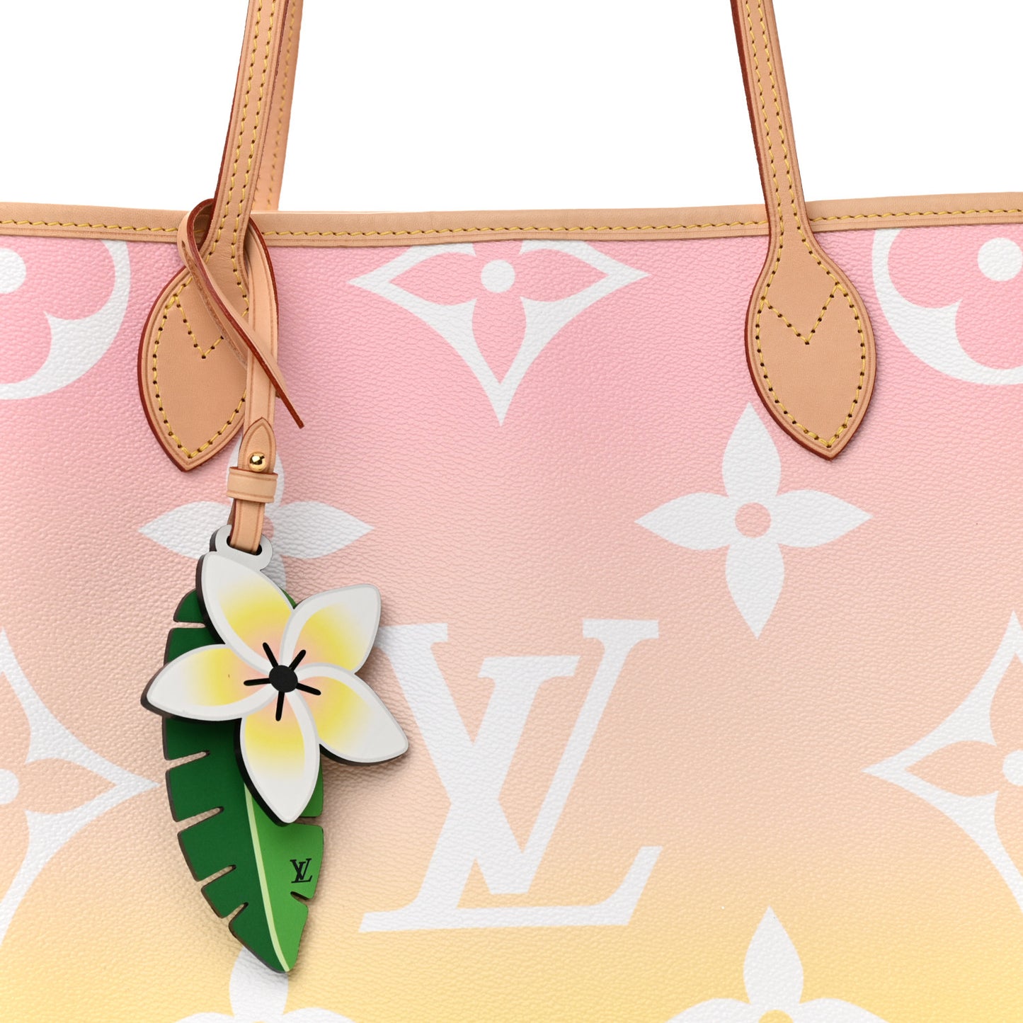 Monogram Giant By The Pool Neverfull MM Light Pink